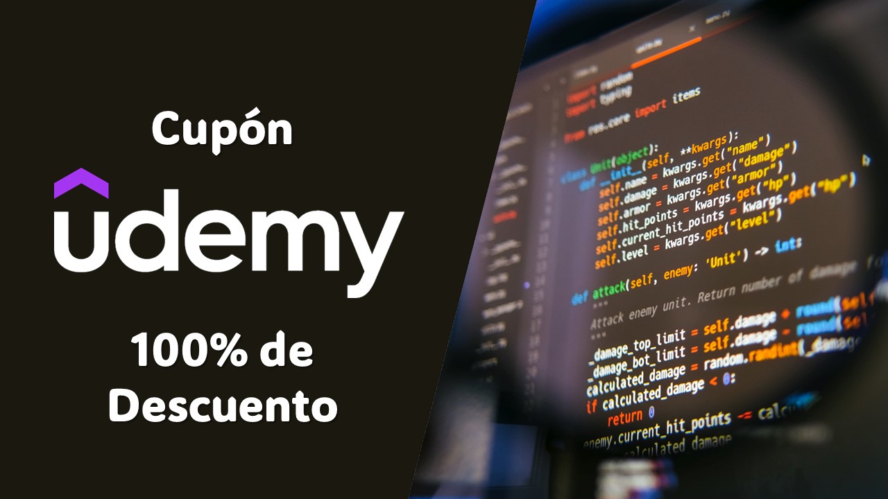 aprende programador python cupon udemy gratis online