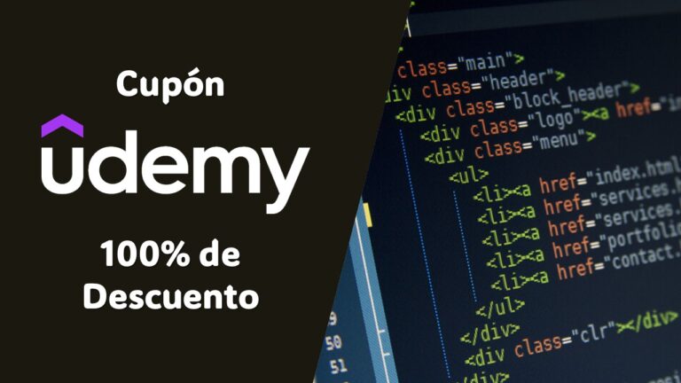 Udemy HTML: Comienza a Crear Páginas Web con un Cupón del 100% de Descuento