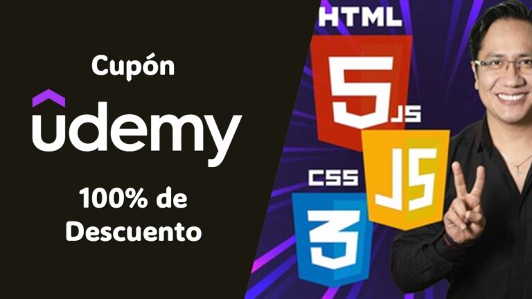 Udemy Desarrollo Web: Curso para Convertirte en FrontEnd Developer con 100% de descuento