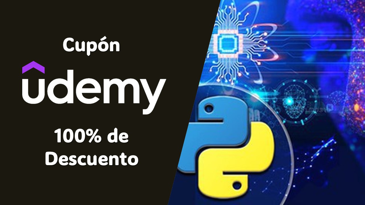 Udemy aprendizaje automático: Aprende Python con un cupón del 100% de descuento