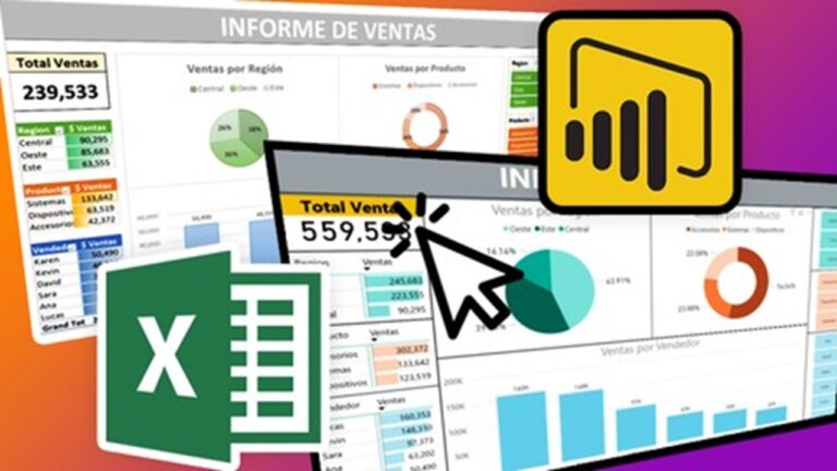 Curso gratis para transformar tus datos en reportes visuales con Excel y Power BI