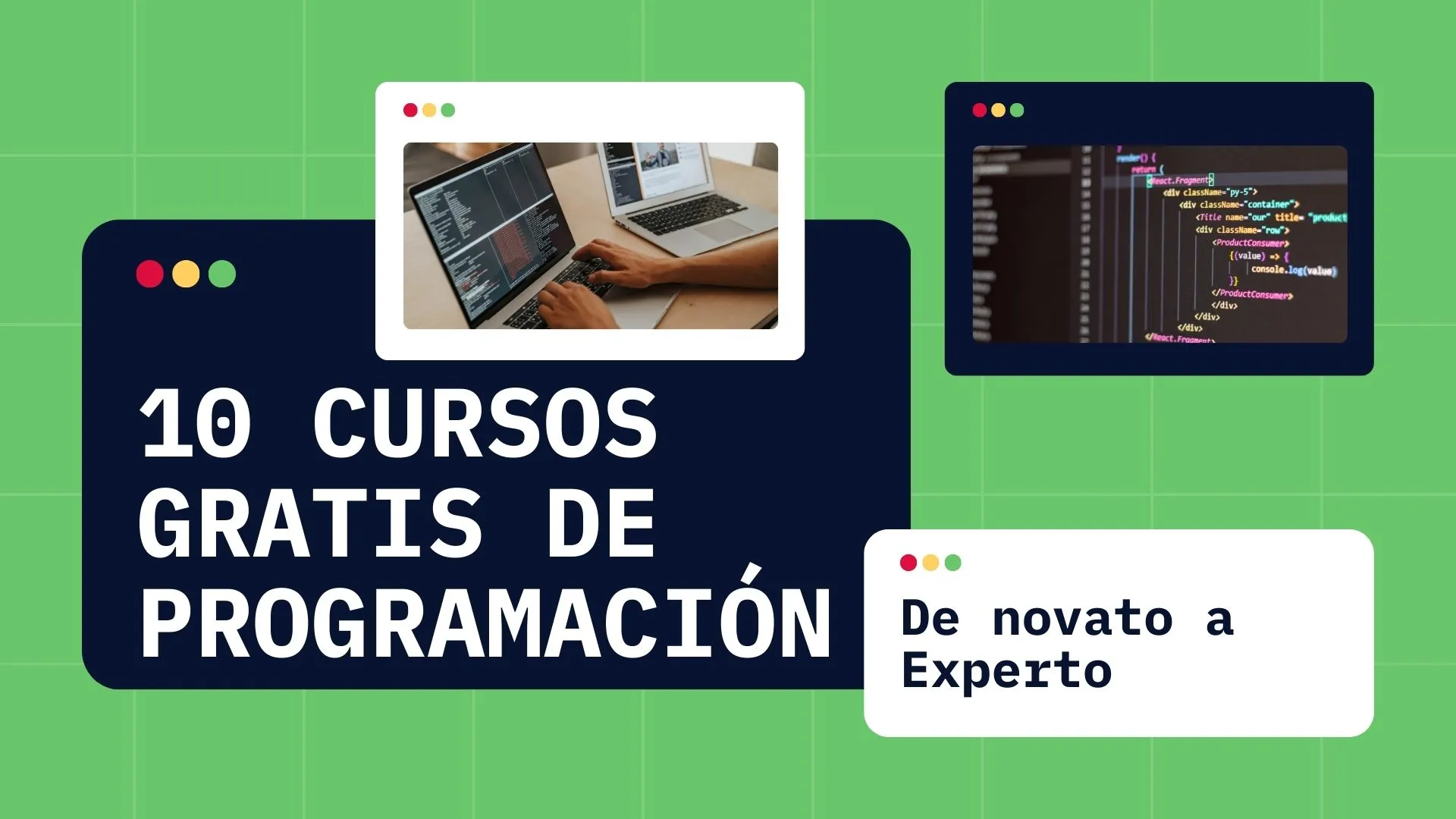 ¡A programar! Descubre 10 CURSOS GRATIS de PROGRAMACIÓN que te ayudarán a convertirte en un experto