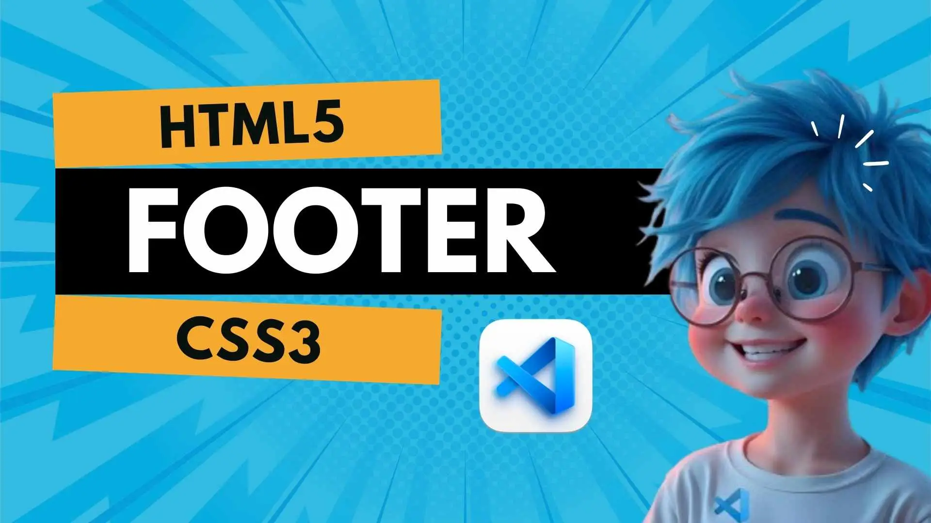 Tutorial: Cómo crear un footer moderno con iconos de redes sociales en HTML5 y CSS3