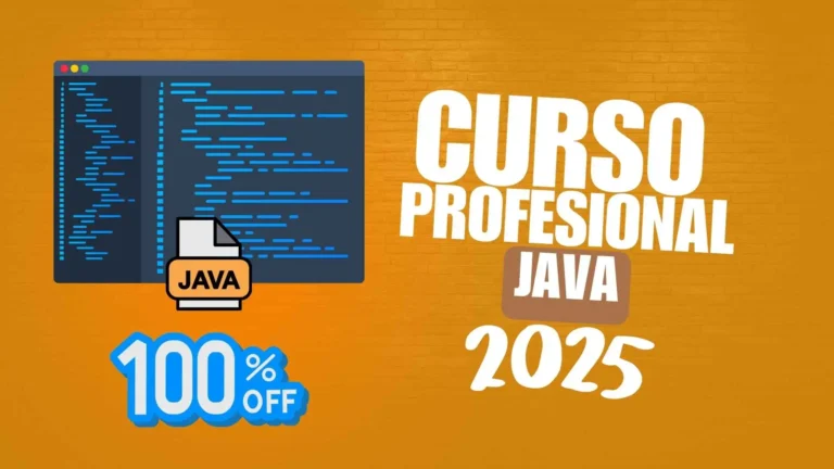Curso de Java en Español con cupón de Udemy del 100%: Aprende de cero a Master