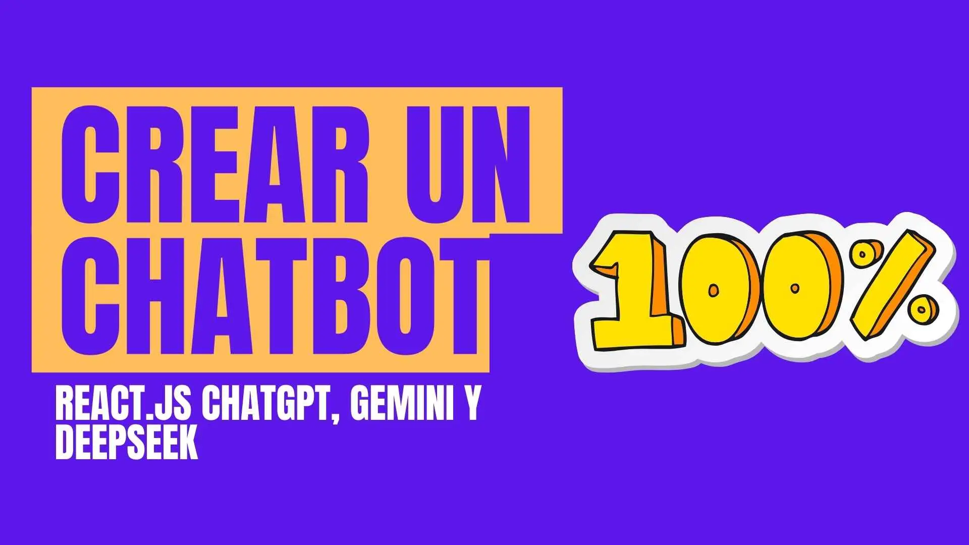 Última oportunidad: Curso gratis para crear un chatbot con React.js y IA ¡Tiempo limitado!