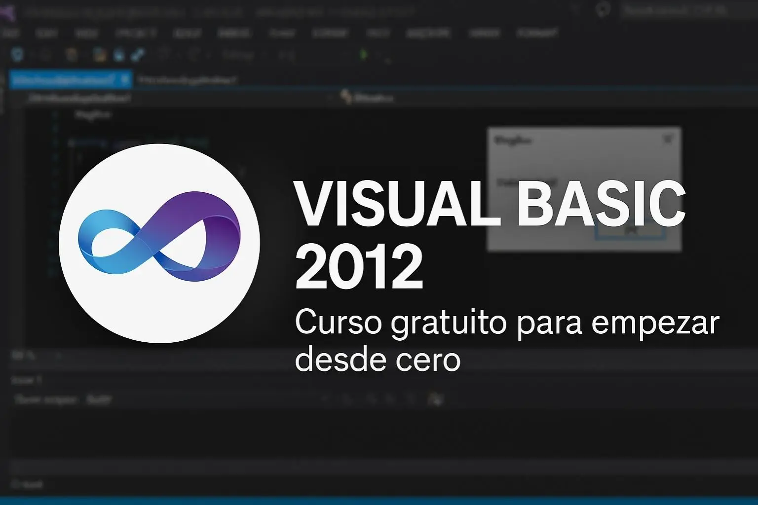 Domina lo básico de Visual Basic 2012 con este curso gratis y en español