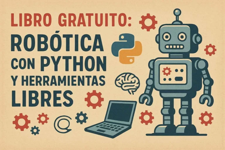 Libro gratuito para aprender robótica con Python y software libre: Descarga este manual educativo