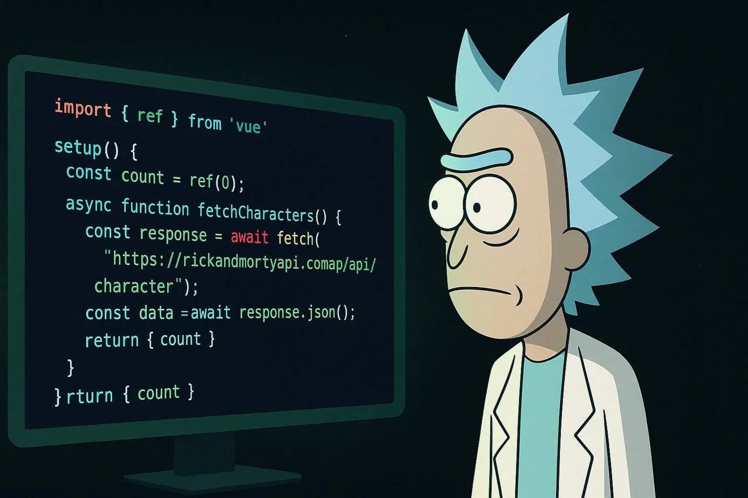 Domina Vue 3 con este curso gratis y crea una app de Rick and Morty en minutos