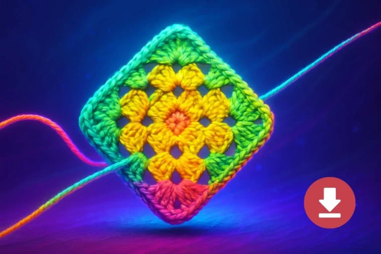 Descarga este patrón gratis antes de que desaparezca de Domestika