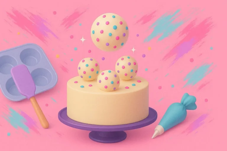 Descarga gratis el paso a paso más colorido para decorar pasteles con esferas de chocolate blanco