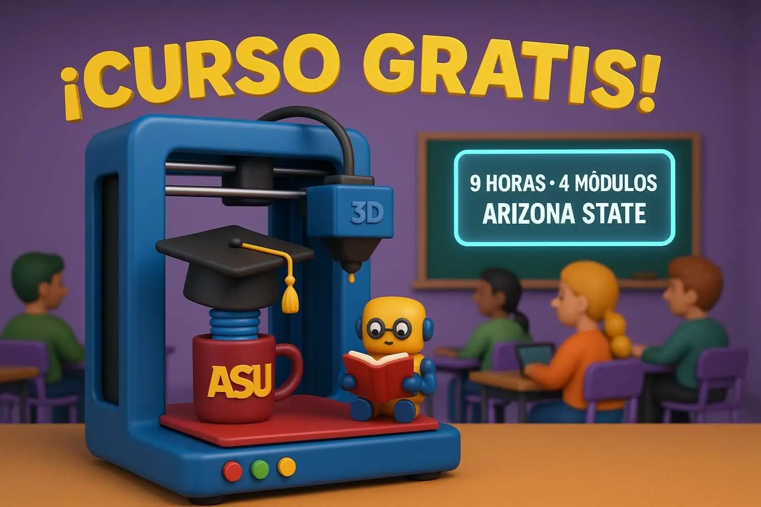 Este curso gratuito de impresión 3D ya está disponible y lo imparte una universidad de EE. UU.