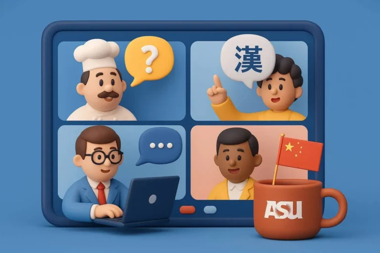 Nuevo programa de Arizona State University enseña chino FÁCIL y GRATIS para crecer en el mundo profesional