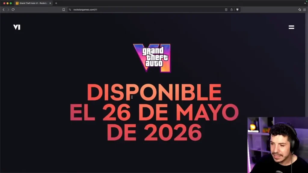 Clon del sitio web GTA VI DESDE CERO - HTML, JavaScript & GSAP | Intro