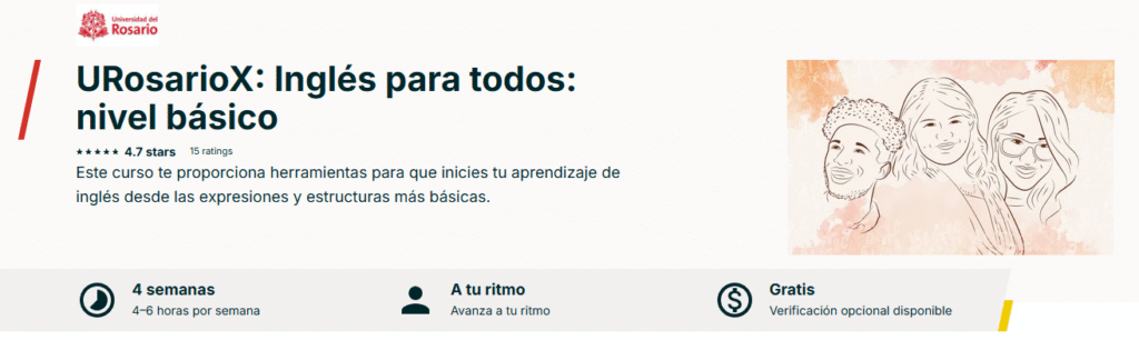 URosarioX: Inglés para todos: nivel básico | edX