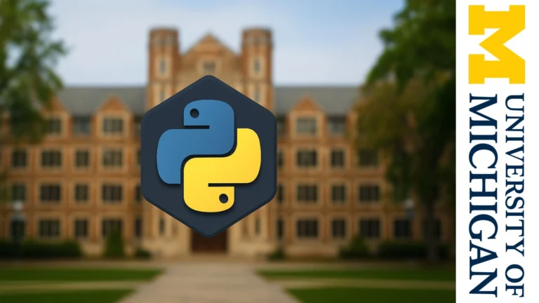 Curso gratis de Python ofrecido por la Universidad de Michigan: Más de 499 mil estudiantes ya lo probaron