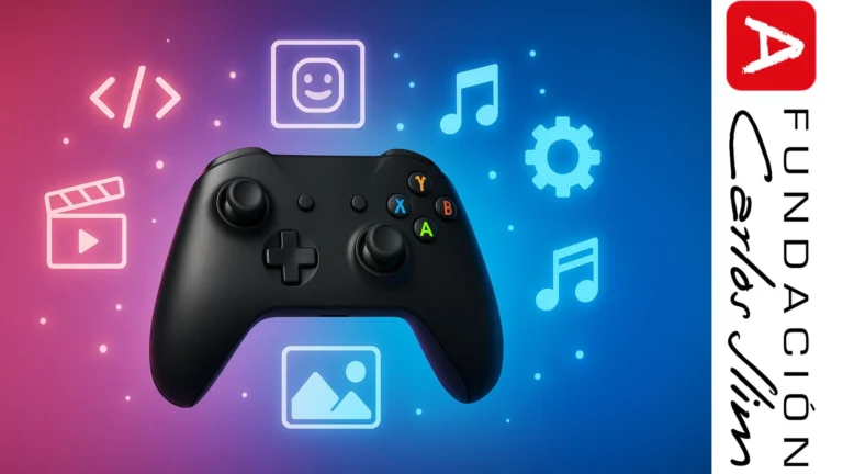Fundación Carlos Slim ofrece curso gratis para convertirte en desarrollador de videojuegos desde cero