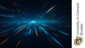 Flujo digital de luces en un túnel abstracto que simboliza velocidad y eficiencia en la computación paralela y de alto rendimiento
