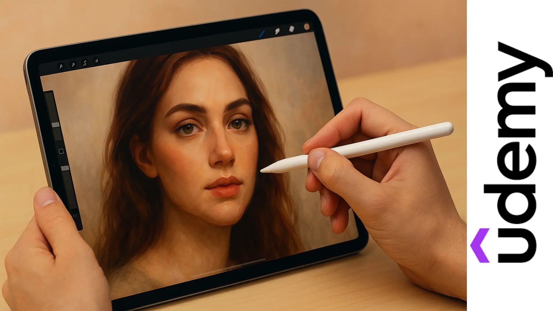 Curso Gratis de Procreate: Domina el Arte de Pintar Rostros Realistas Paso a Paso