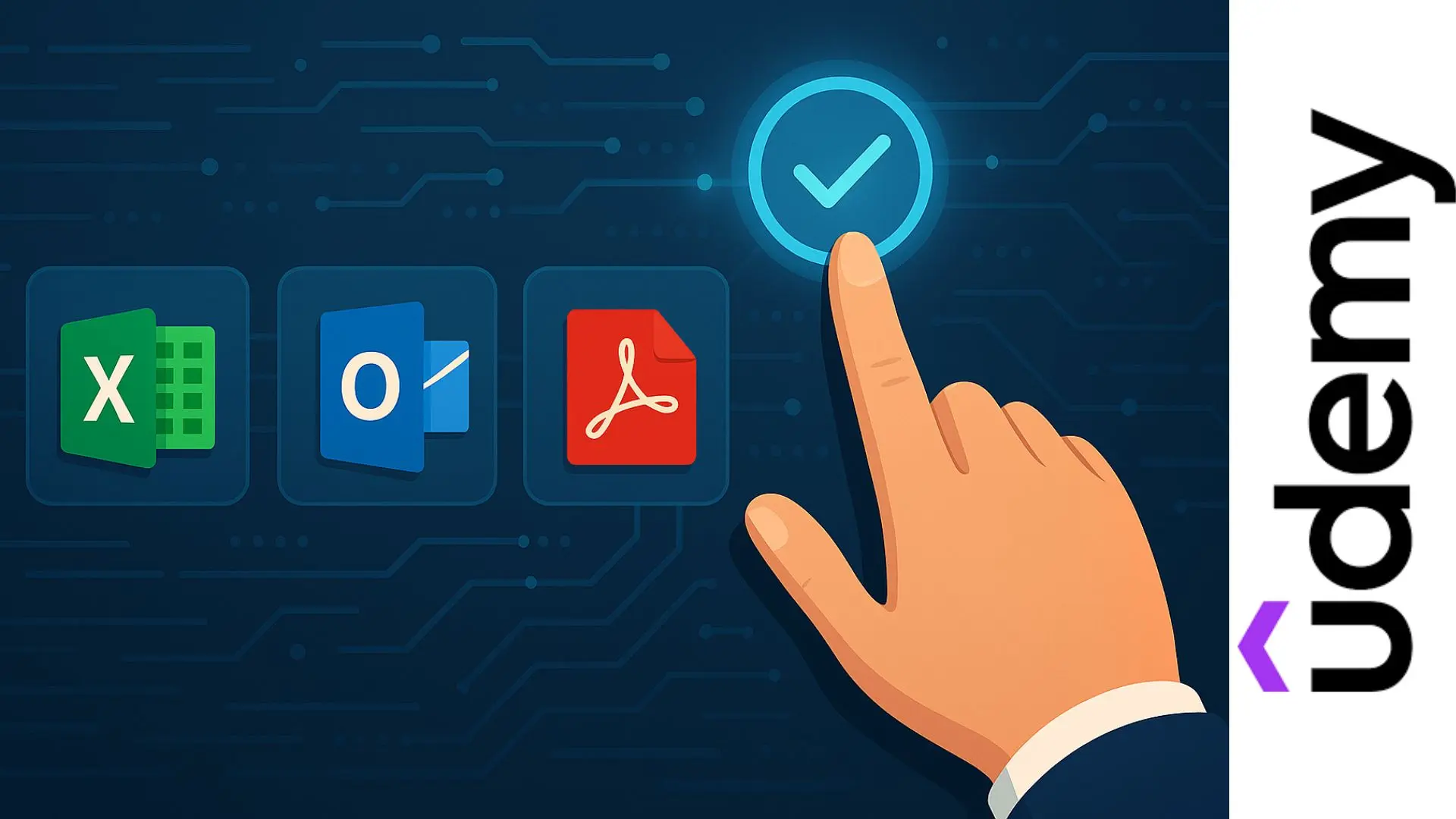 Este curso gratis te enseña a automatizar Excel, Outlook y PDFs sin escribir una línea de código