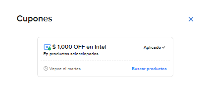 cupones en MercadoLibre
