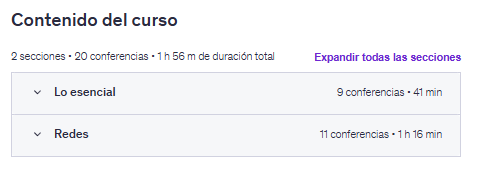 Contenido del curso "Curso para principiantes de SwiftUI | Aprende, practica y sobresale" en Udemy