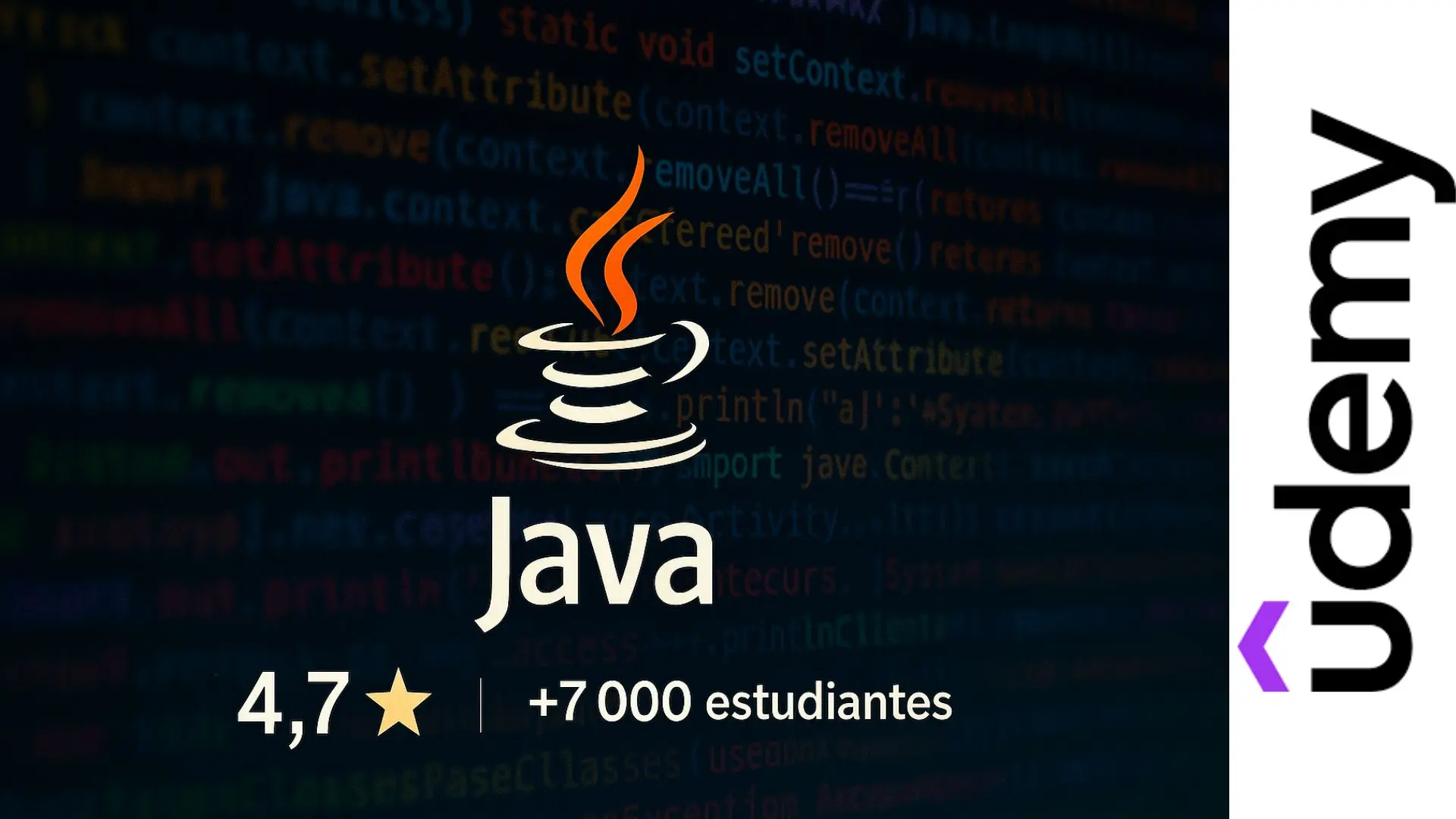 Curso gratuito de Java con 4.7 estrellas que enseña lo esencial sin perder tiempo