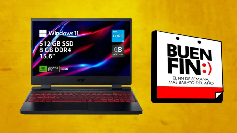 ¡Oferta Imperdible! Esta Acer Nitro 5 con RTX 3050 baja 11,000 pesos en oferta relámpago