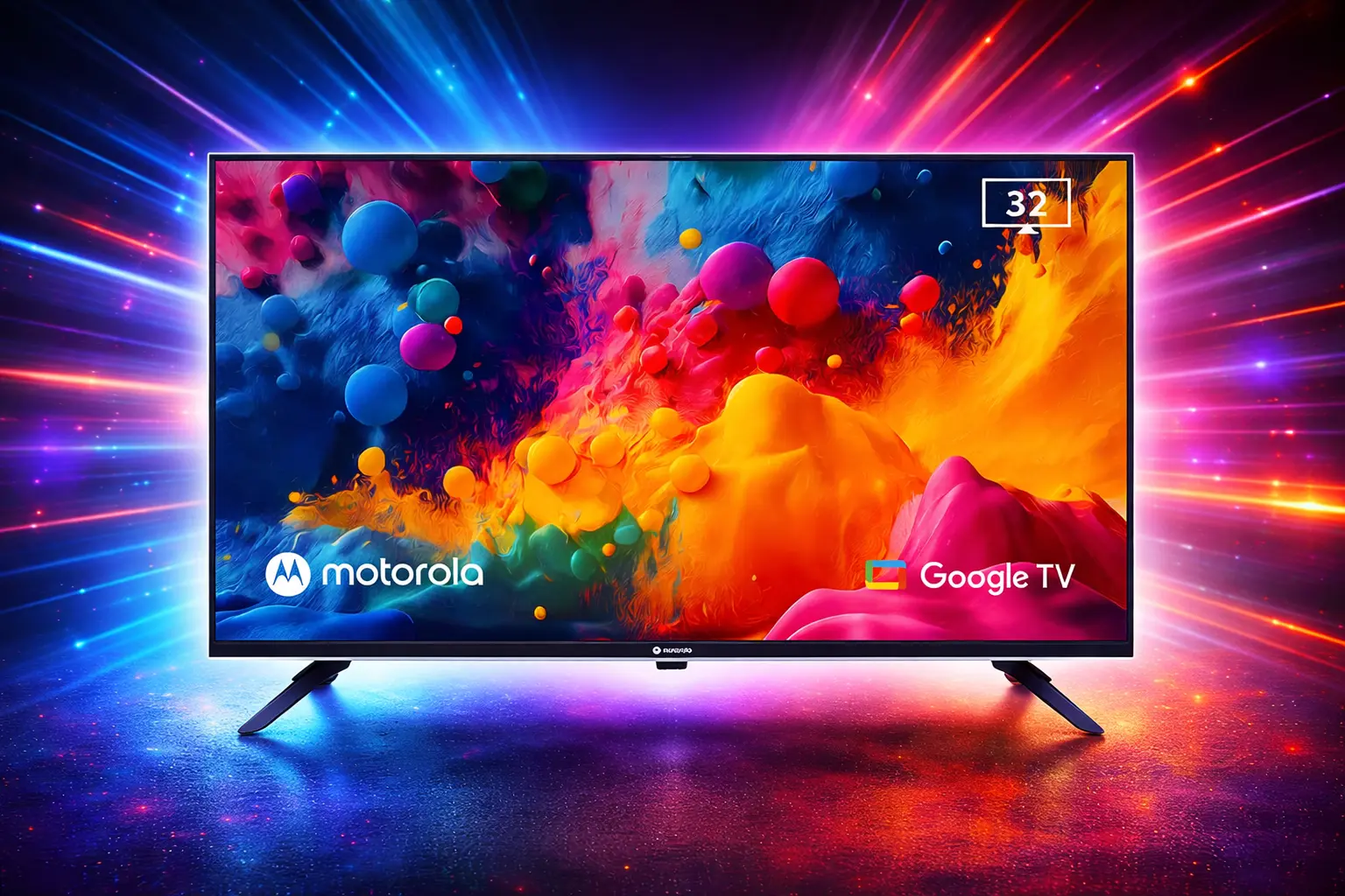Smart TV Motorola de 32 pulgadas con 48% OFF y cupón extra para streaming diario