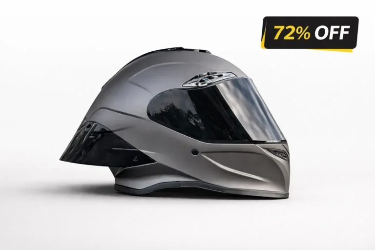 Casco integral para motocicleta con certificación DOT tiene 72% OFF en varias tallas