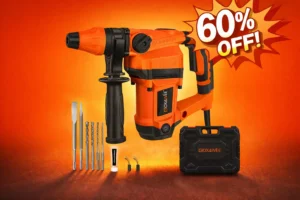 Rotomartillo Goxawee G5361 de 2200 W con 60% OFF, potencia profesional para demolición y concreto