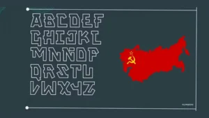 Domestika regala esta tipografía inspirada en la propaganda soviética