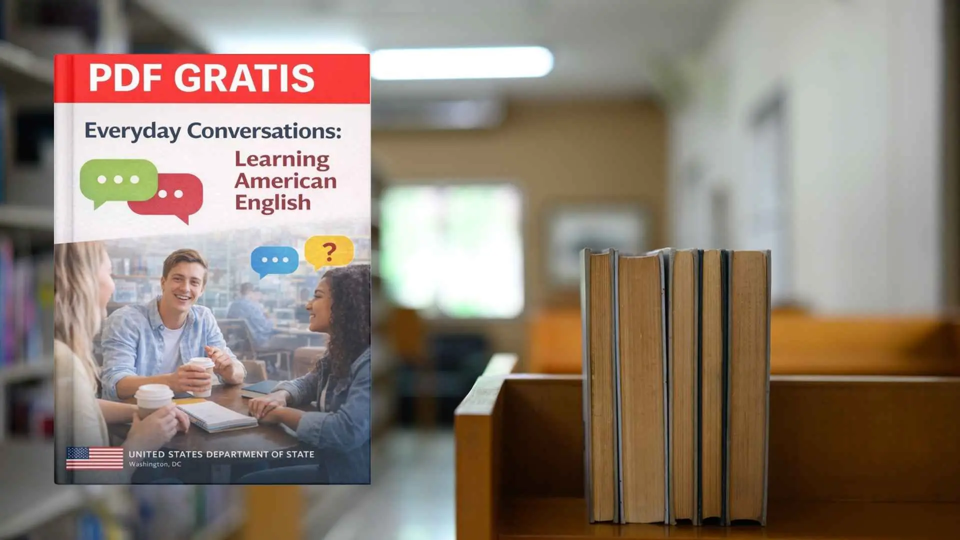 Libro gratis para aprender inglés americano con conversaciones cotidianas