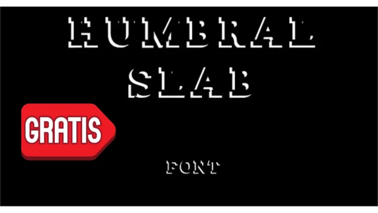 Dario Trapasso te regala la tipografía Humbral Slab en Domestika: ¡Descarga ya!