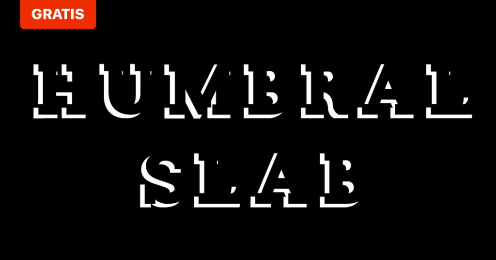 Descarga gratis la tipografía Humbral Slab - Imagen de Domestika