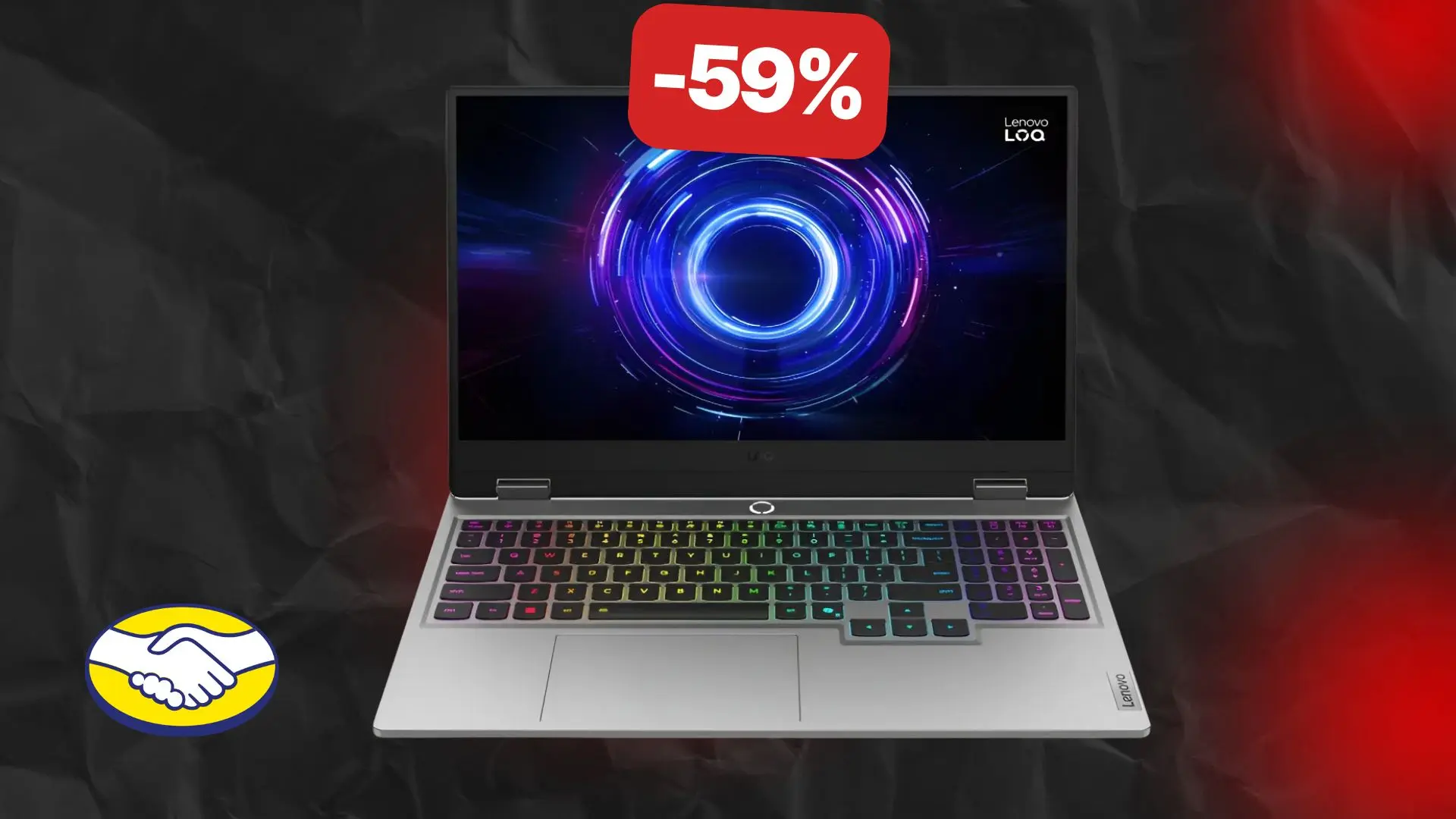 Oferta imperdible de laptop gamer Lenovo LOQ con RTX y 24 GB de RAM con descuento de casi 30,000 pesos