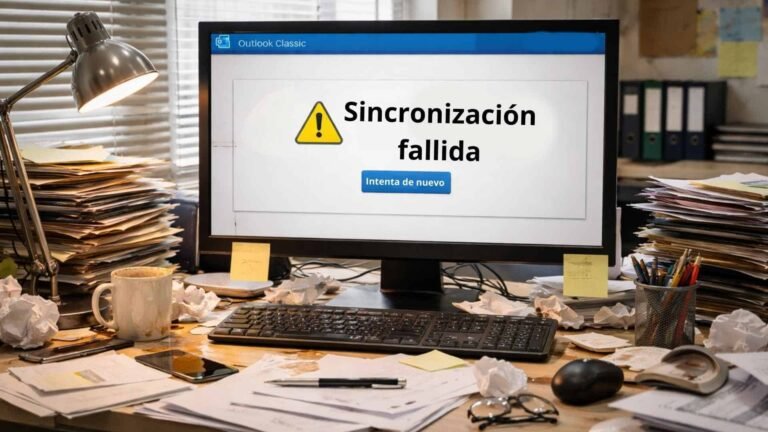 Errores en Outlook Classic: Fallos de sincronización detectados