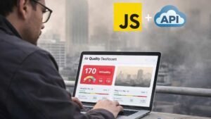 Curso gratis de JavaScript crea app real para medir calidad del aire con API