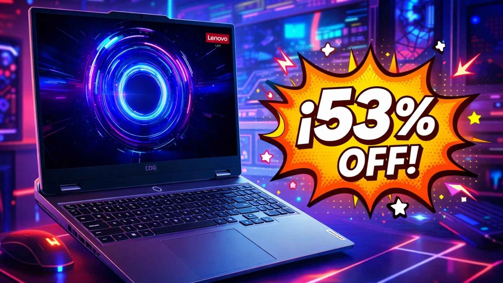 Laptop gamer Lenovo LOQ con RTX 5050 y 24GB RAM tiene más 50% de descuento en Mercado Libre
