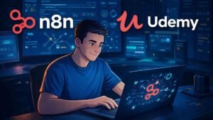 Este curso de automatización con IA y n8n tiene descuento y está llamando la atención en Udemy