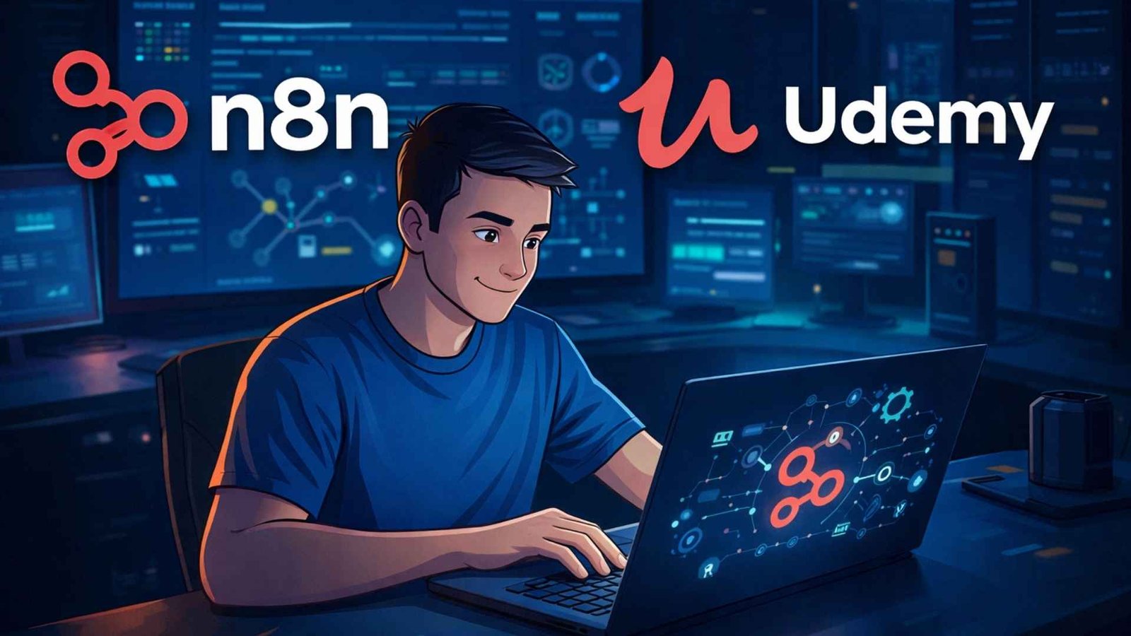 Este curso de automatización con IA y n8n tiene descuento y está llamando la atención en Udemy