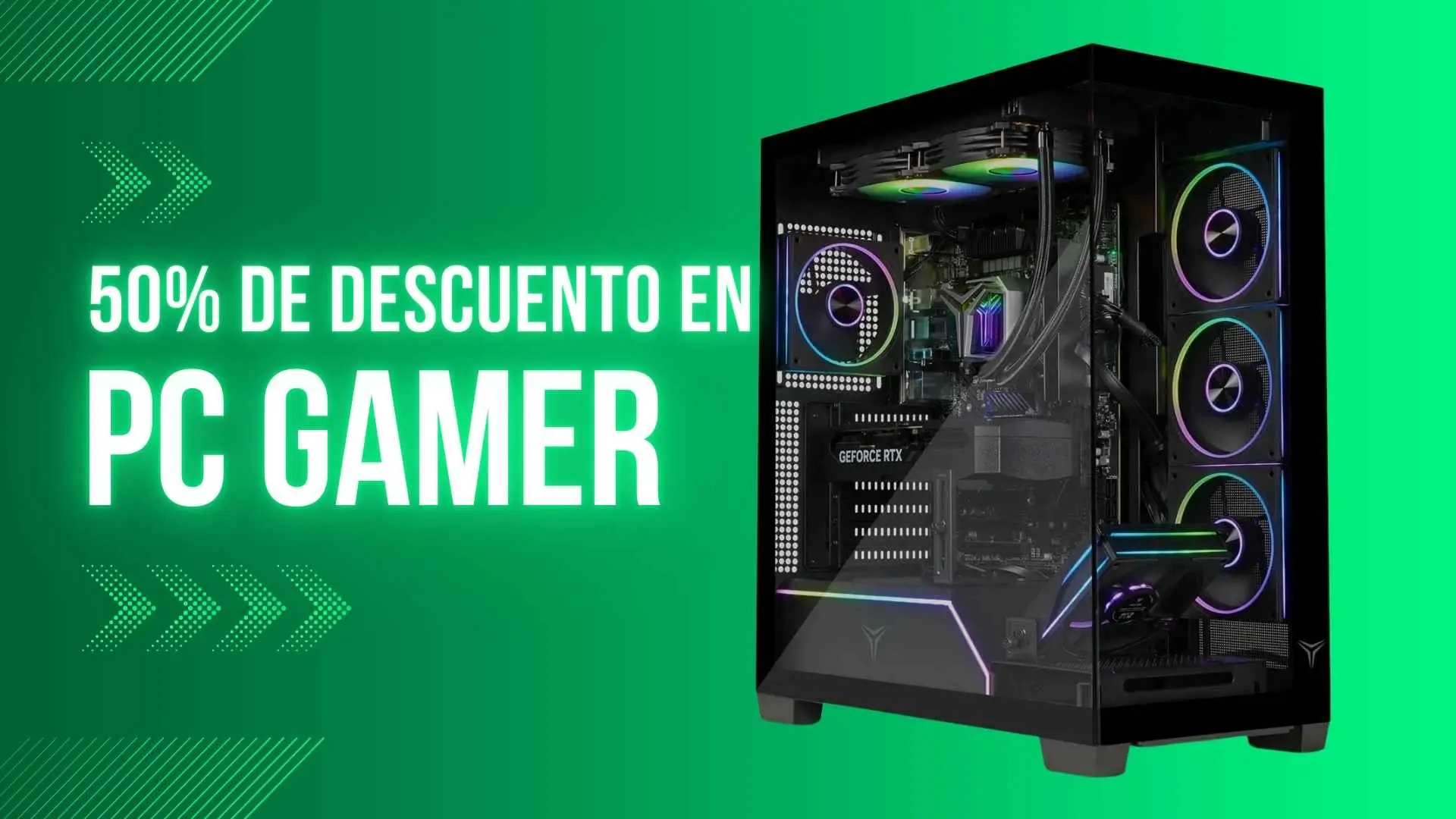 PC gamer con RTX 5070 y Ryzen 7 aparece con 50% de descuento en Mercado Libre