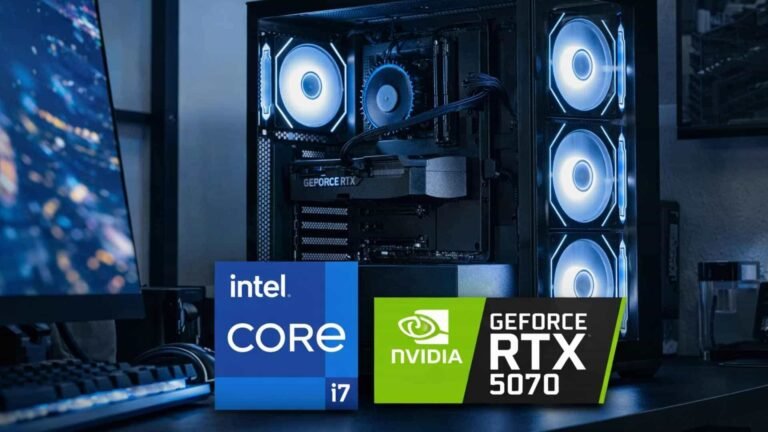 PC gamer con RTX 5070 e Intel i7 aparece en oferta en Mercado Libre con enfoque competitivo