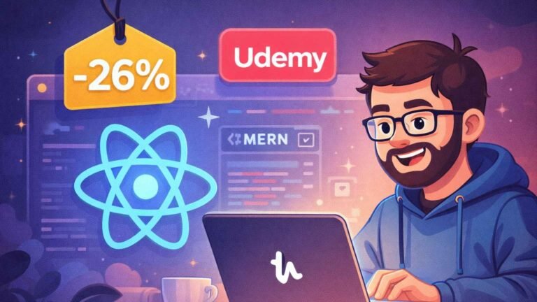 Curso con más de 90 mil alumnos sobre React tiene excelente descuento en Udemy y está destacando entre desarrolladores