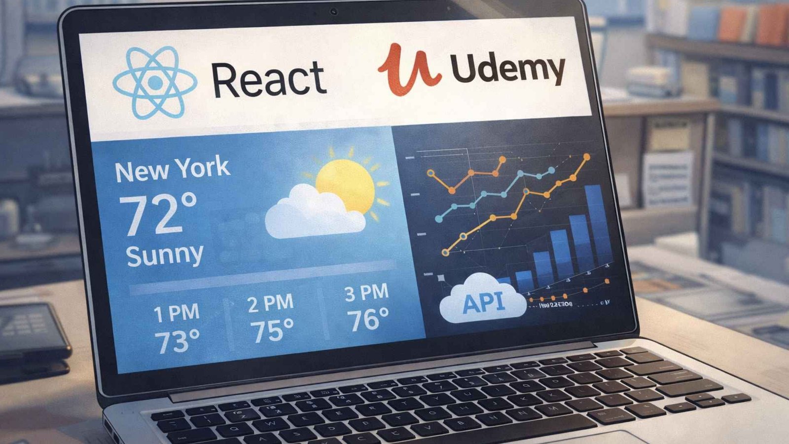 Curso gratis para crear una aplicación meteorológica usando React