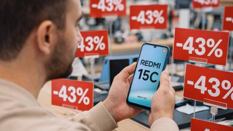 Oferta del 43% de descuento por el Xiaomi Redmi 15C en Mercado Libre