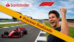 [Beca cerrada] Santander y la Fórmula 1: Así puedes viajar al GP de Silverstone 2026 con todo pagado