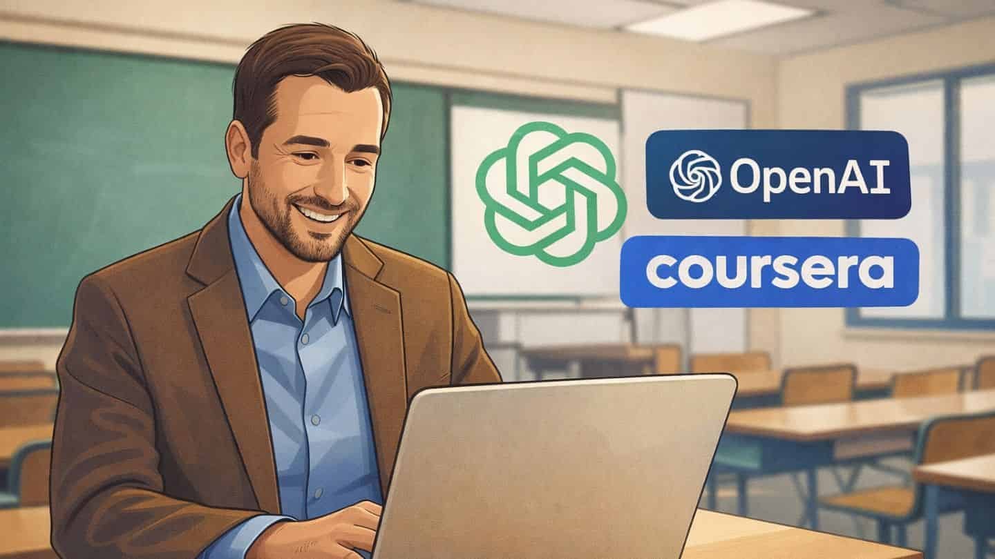 Curso gratis de ChatGPT para profesores con certificación en Coursera en solo horas