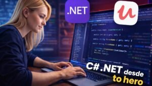 Accede ya a un curso de C# .NET con 23 horas de duración y precio gratuito especialmente si eres principiante