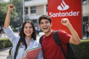 Beca Santander 2026 regala $100,000 pesos a estudiantes con alto rendimiento académico en México