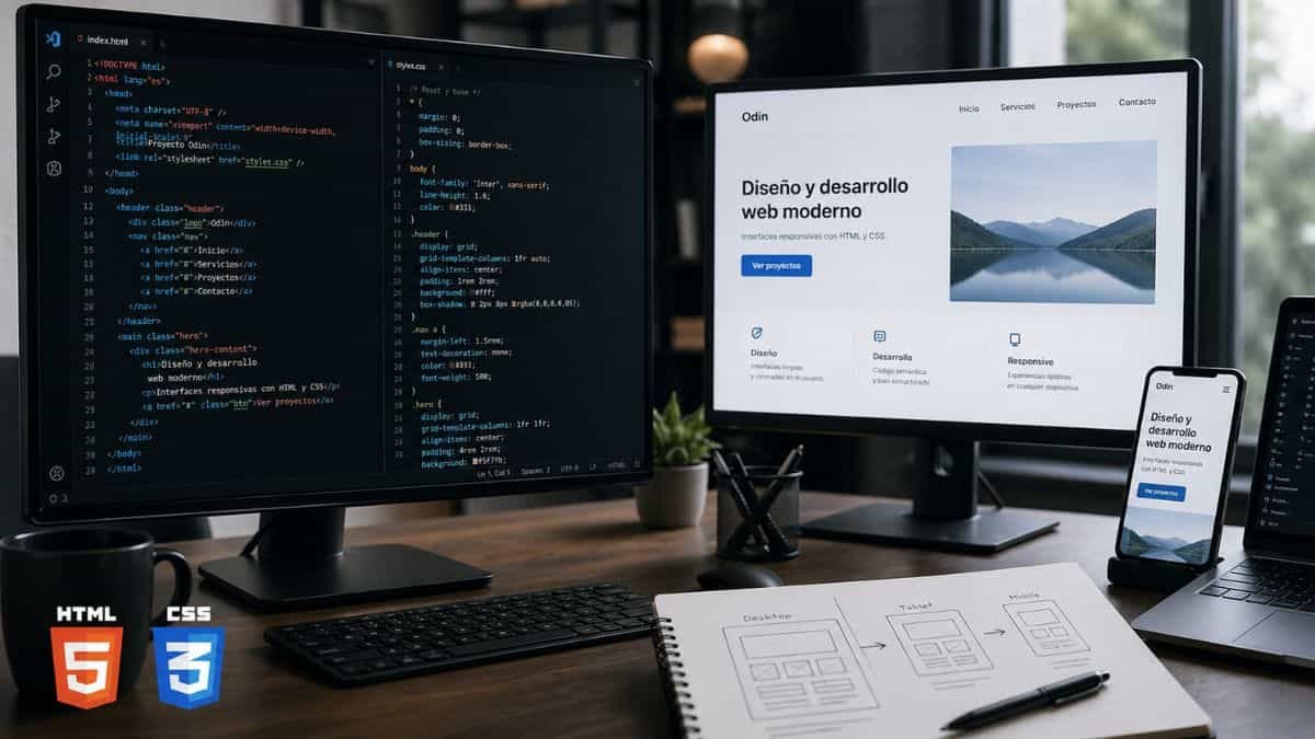Curso gratis de HTML y CSS intermedio